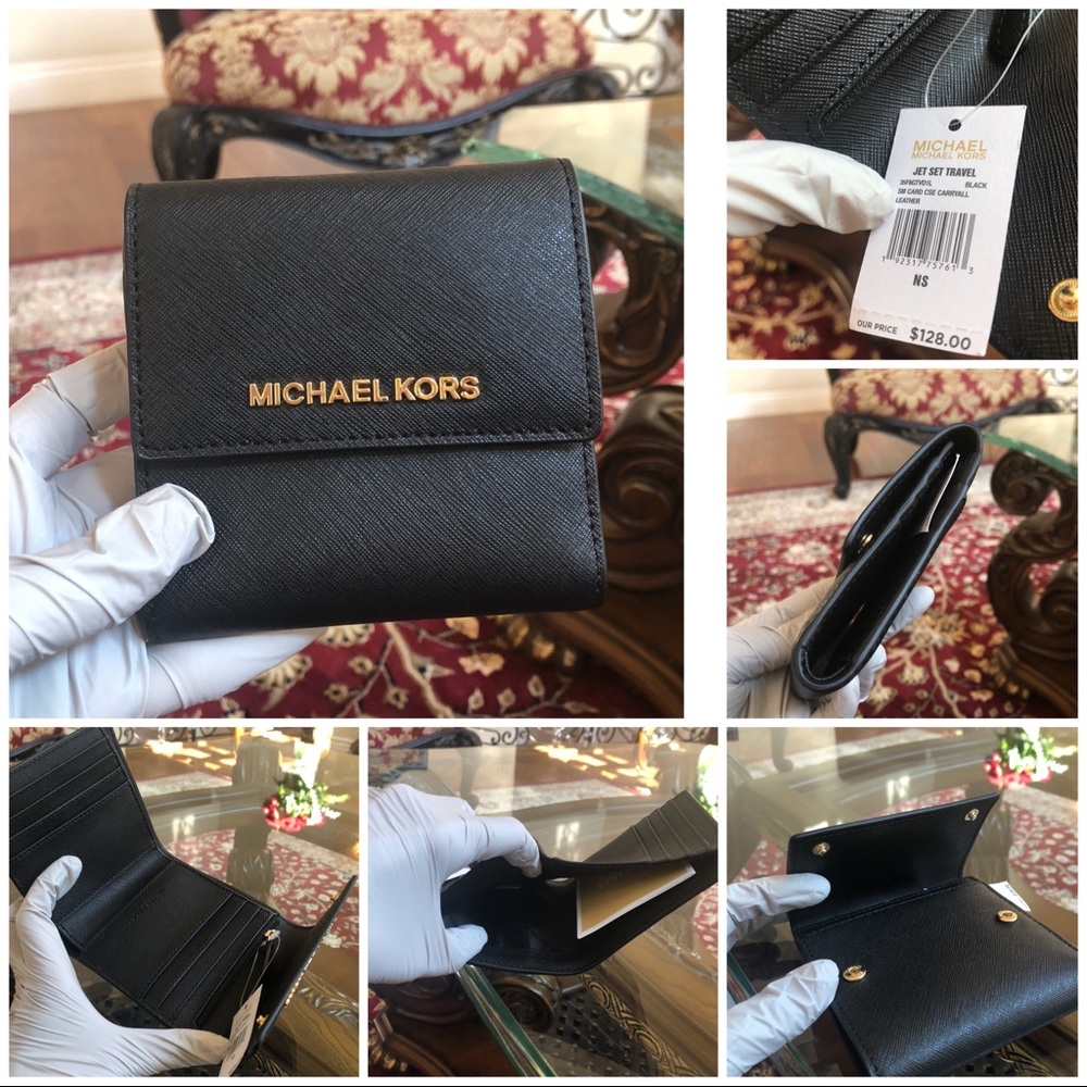 NWT Michael Kors Sofia perforated handbag&wallet - Picture 3 of 8